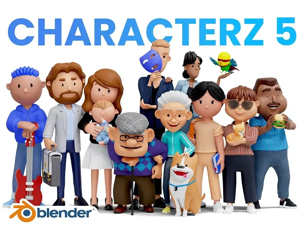 3D game characters pack — DartSyn