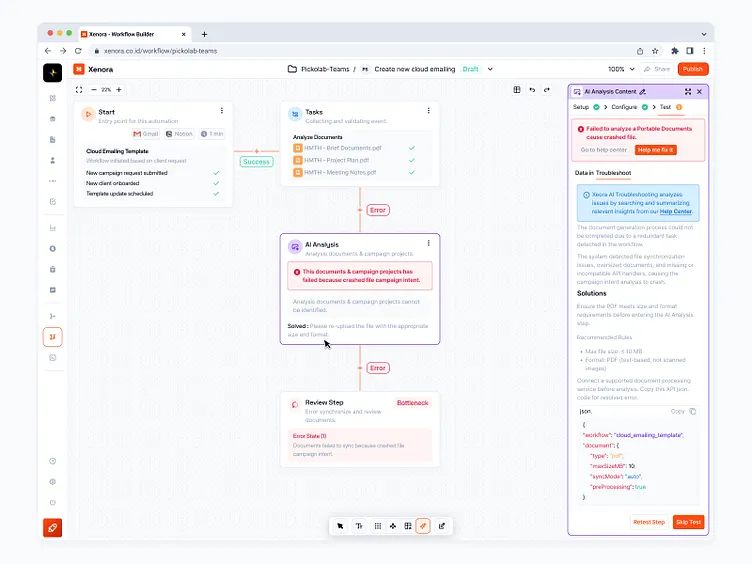 AI workflow automation — DartSyn